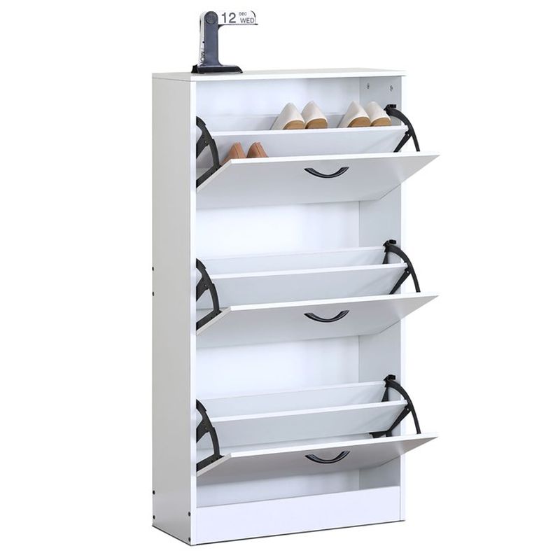 Botník, 60cm, MDF, biely, ABO-G1016 WT