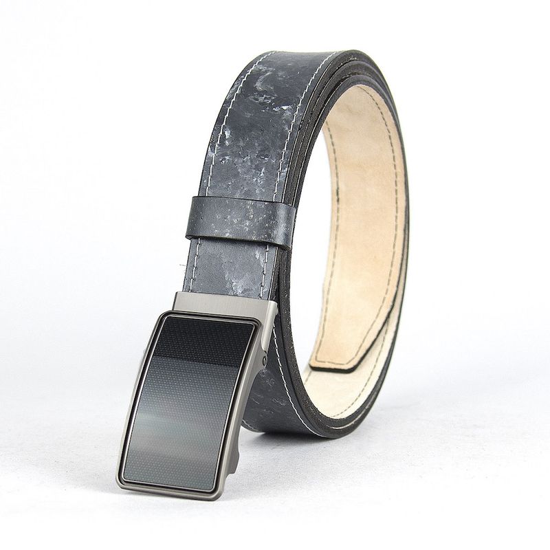 Kožený ručne maľovaný opasok, pracka s brzdou, 133cm, Limitovaná edícia 09