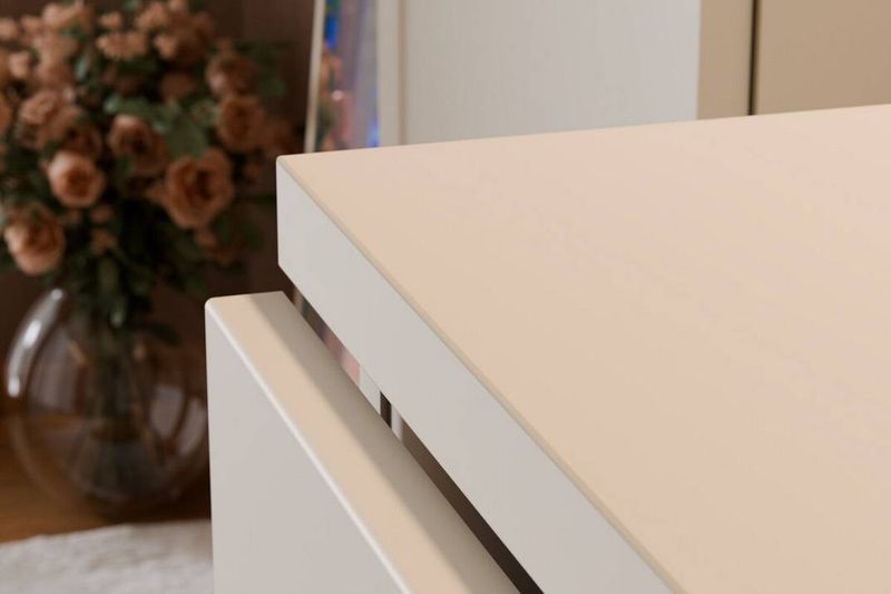 Kúpeľňová doska, 120cm, pieskovo béžová, DONNA SAND 89-120-46 M