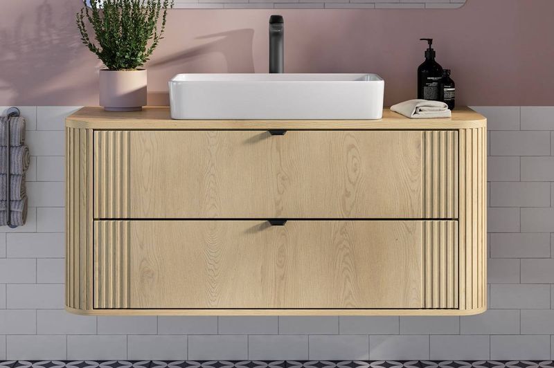 Skrinka pod umývadlo, 80cm, dub cremona, OVALIA CREMONA 82-80-46-2S