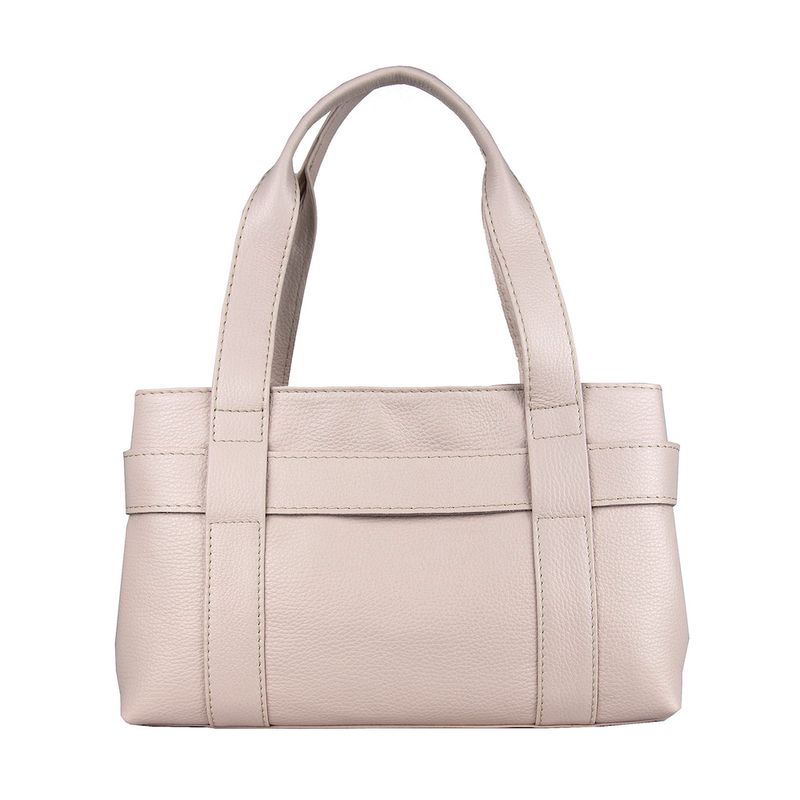 Dámska kožená kabelka v ružovej farbe