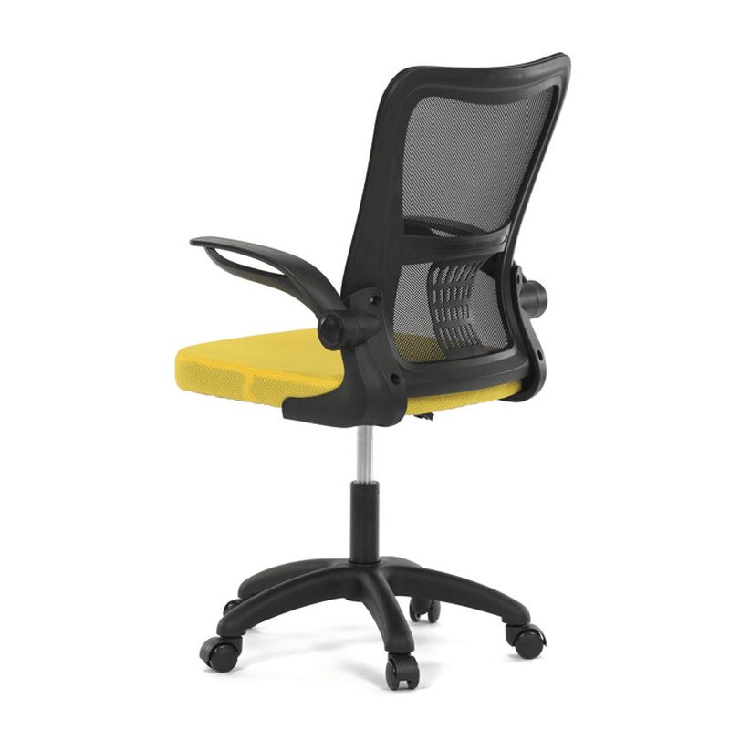 Detská stolička, žltá, sieťovina, 90 kg, KA-K2006 YEL