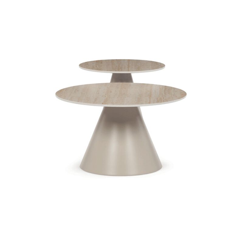 Sada dvoch konferenčných stolov, 70x70cm, CT-F4118 TRV