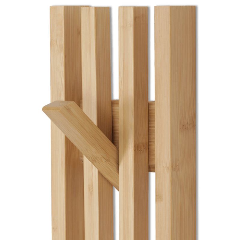 Nástenný vešiak, 14cm, bambus, prírodný, DR-B025 NAT