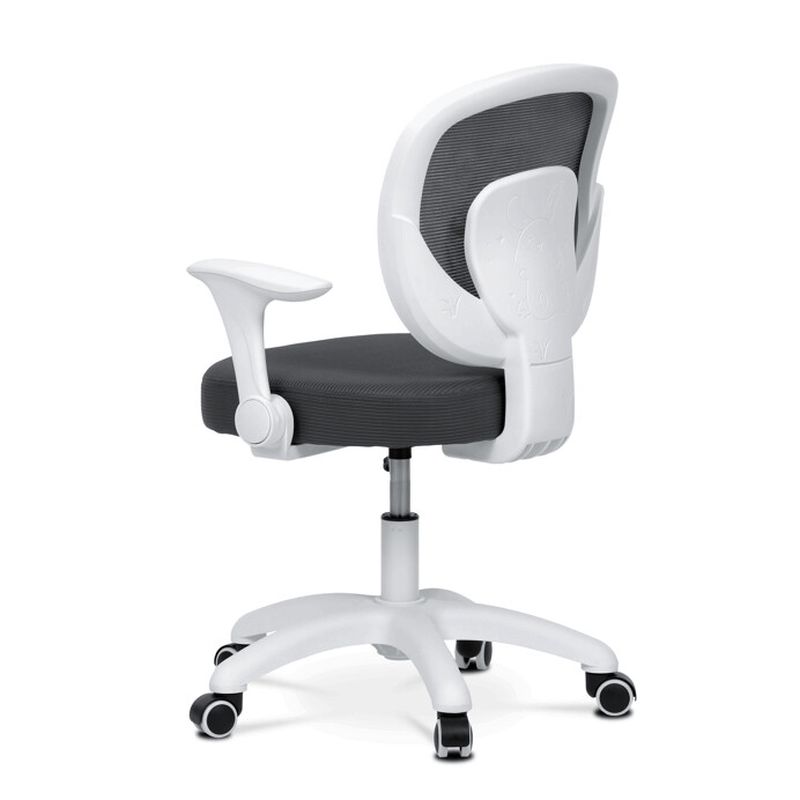 Detská stolička, sivá, sieťovina, 120 kg, KA-K1062 GREY