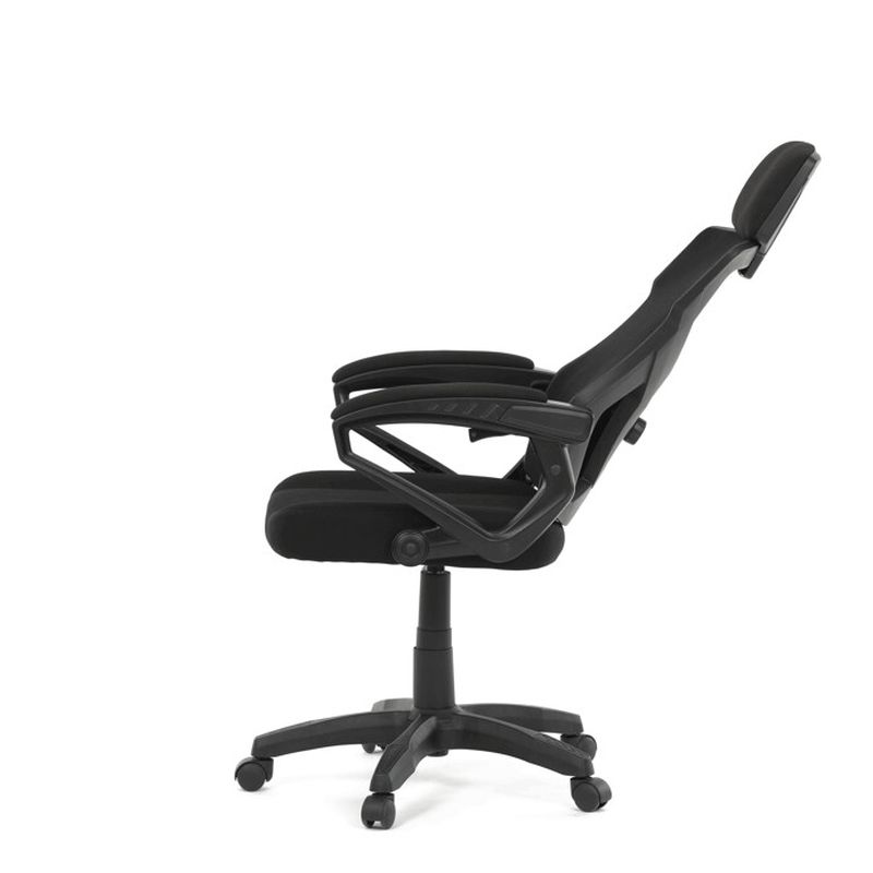 Kancelárska stolička, čierna, látka, 120 kg, KA-R223 BK