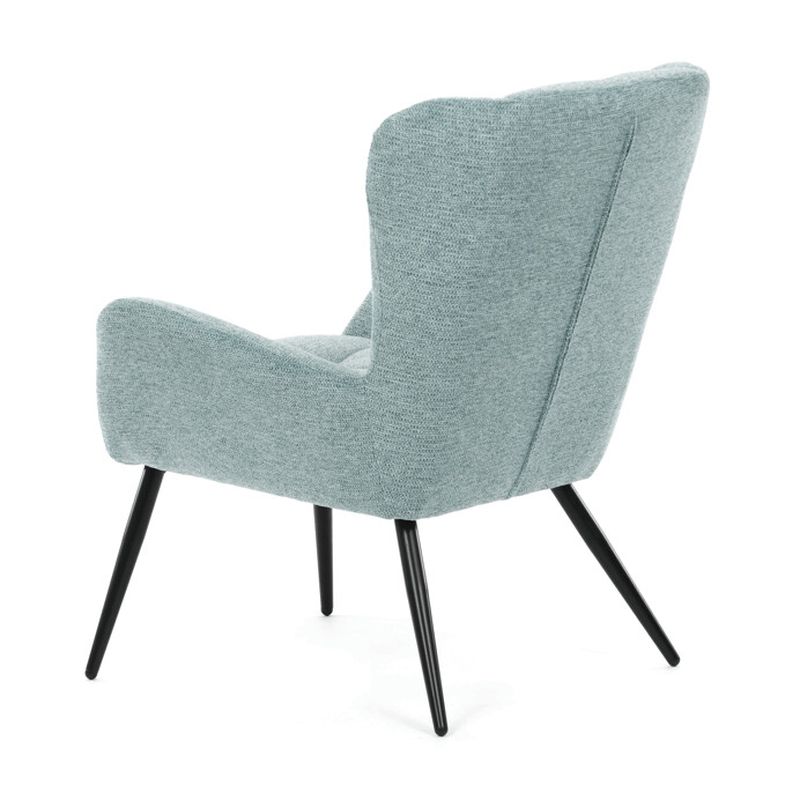 Kreslo ušiak, modrá látka, AK-H9206 BLUE2