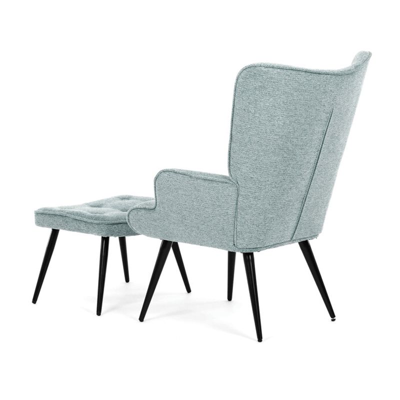 Relaxačné kreslo, modrá zamatová látka, AK-303 BLUE2