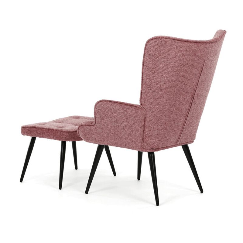 Relaxačné kreslo, ružová zamatová látka, AK-303 PINK2