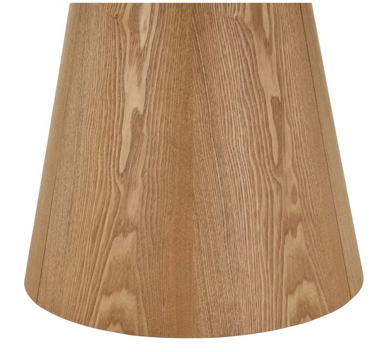 Jedálenský stôl, okrúhly 100cm, MDF, dub, ANGEL 100
