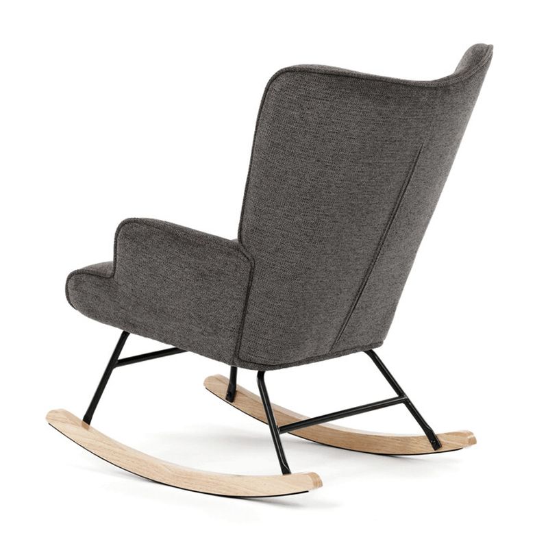 Hojdacie kreslo, sivá látka, AK-373 GREY2