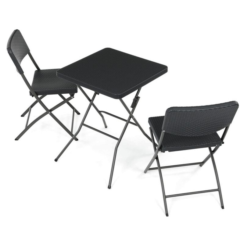 Záhradný set 1+2, kov, plast, sivý, AZS-L2161 GREY