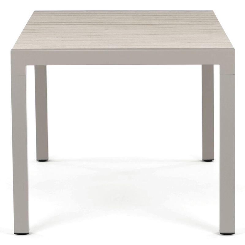 Záhradný stôl 162x90cm, hliník, polywood, béžový, AZT-S1514 CRM