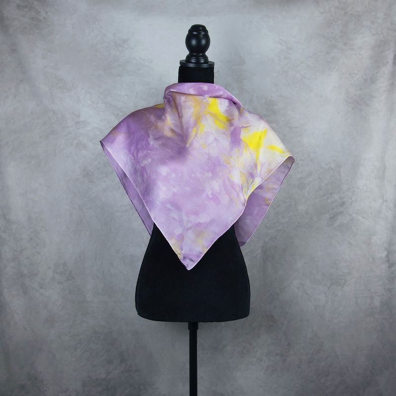 Hodvábna šatka LIMITED_299, Vyrobená na Slovensku, 90x90cm