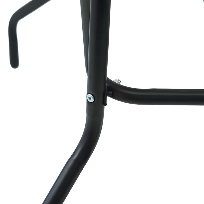 Jedálenský stôl, 80x80cm, sklo, čierny, DEMAT NEW TYP 2