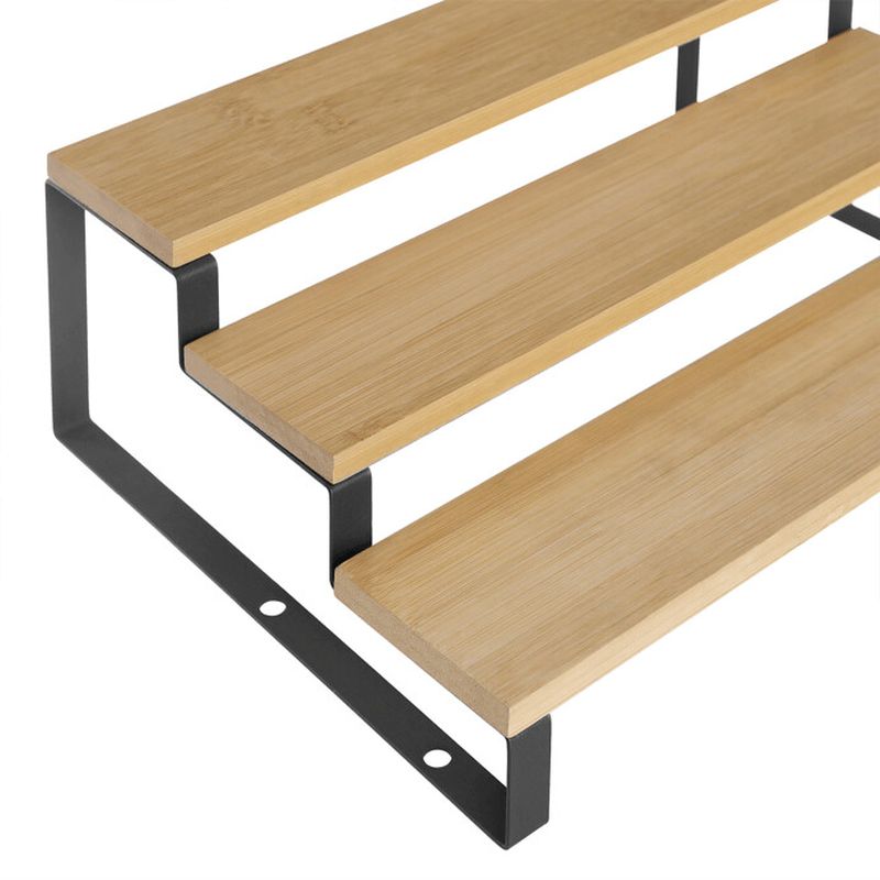 Poličky, 2ks, 32cm, bambus, prírodný, AUK-E1016 NAT