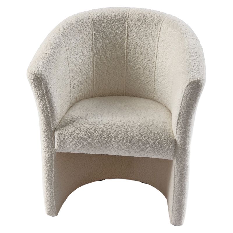 Kreslo klubové, smotanová látka Coral, CUBA