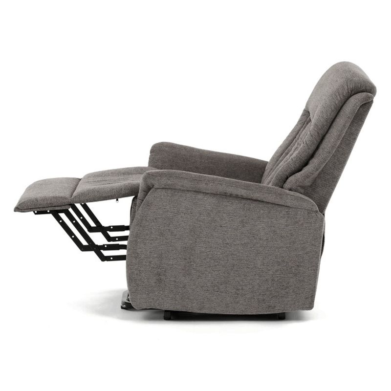 Polohovacie kreslo, elektrické, sivá látka, TV-Q8575 GREY2