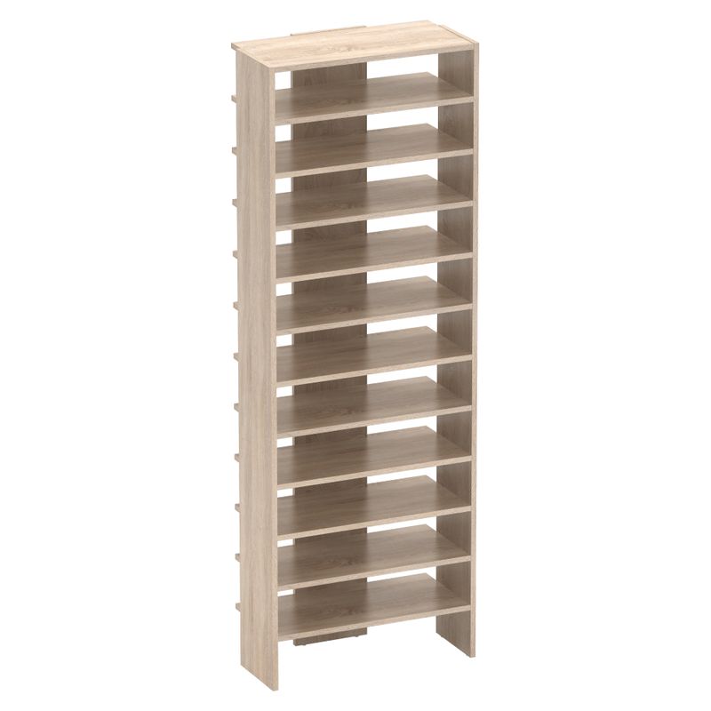 Vysoký regál, botník, 63cm, dub sonoma, OSKI