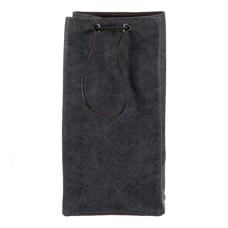 Kôš na prádlo, látkový, sťahovací, modrá farba, DT3011 BLUE-L