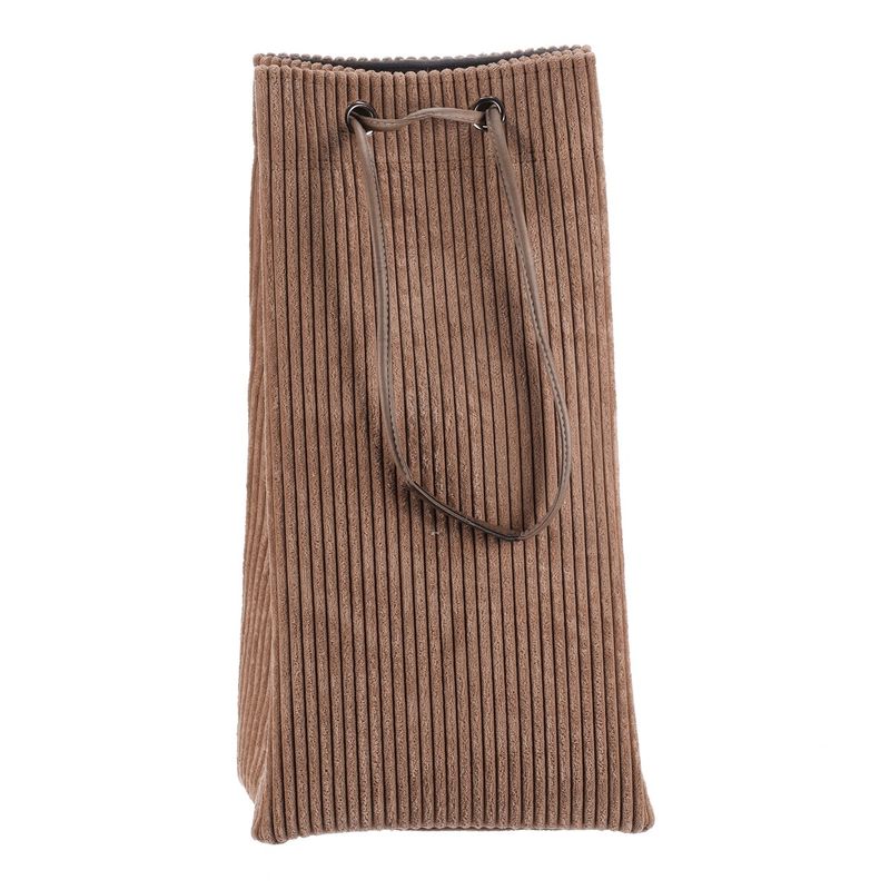 Kôš práčovný, menčester, sťahovací, hnedá farba, DT3015 BRN