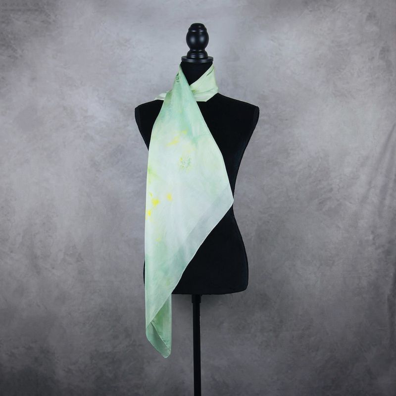 Hodvábna šatka VZOR_78, 90x90cm, Made in Slovakia
