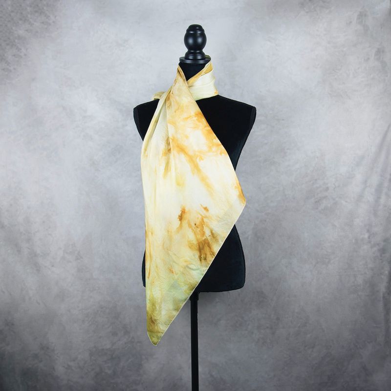 Hodvábna šatka VZOR_79, 90x90cm, Made in Slovakia
