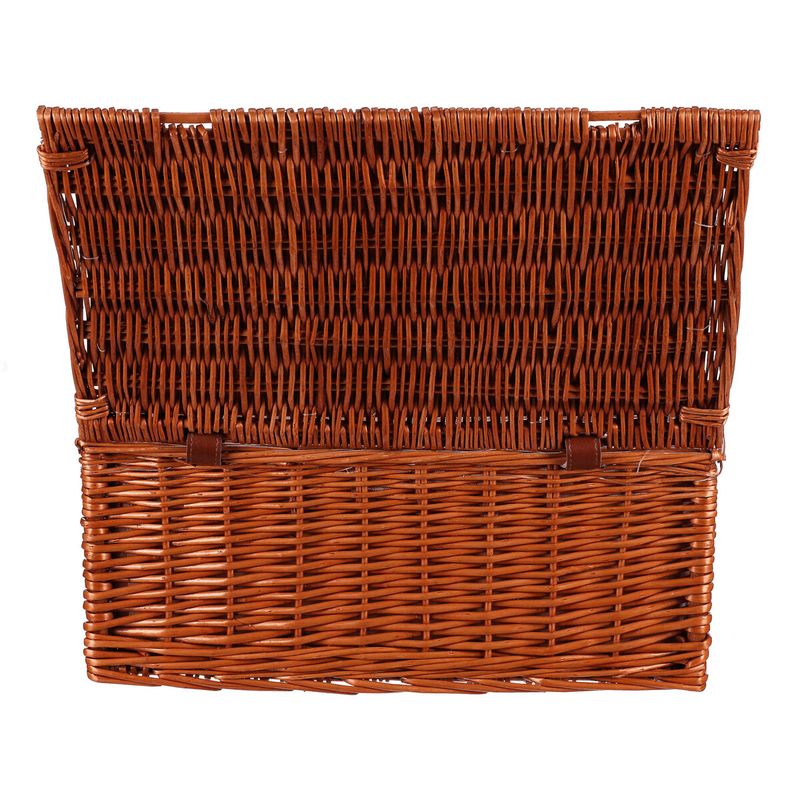 Kôš piknikový s vybavením, 4 osoby, prútený, farba hnedá, PRN2019 BR