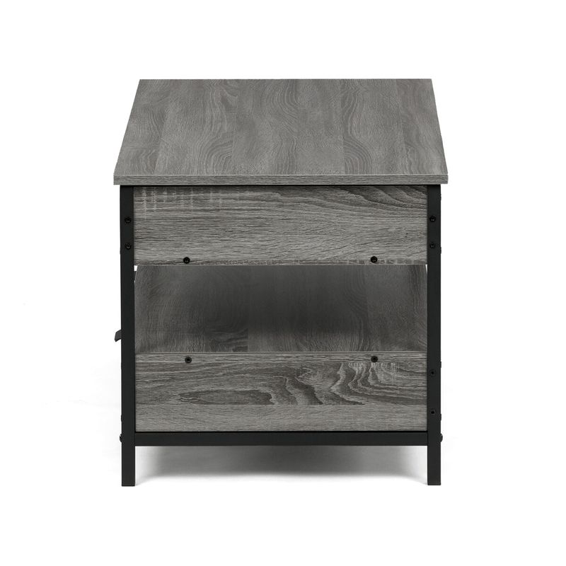 Konferenčný stolík, 100x50cm, MDF sivý dub, CT-I1201 GREY