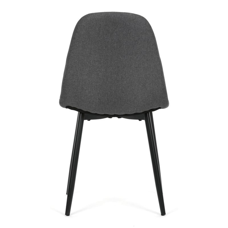 Jedálenská stolička, sivá látka, CT-V2972 GREY2