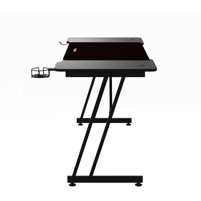 Herný stôl 140x60cm, melamín, carbon, LT-H1104 BK
