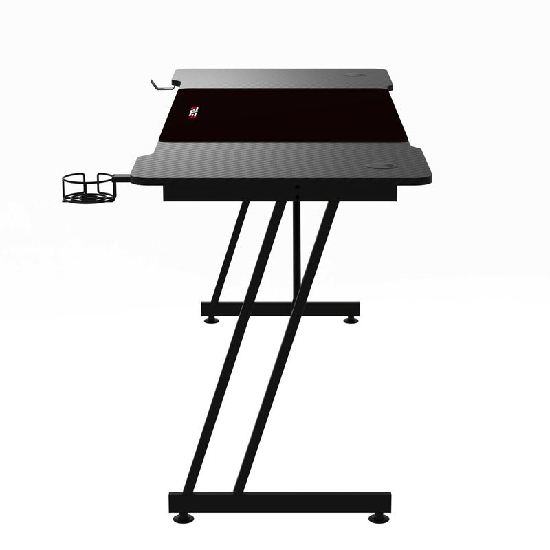 Herný stôl 160x60cm, melamín, carbon, LT-H1106 BK