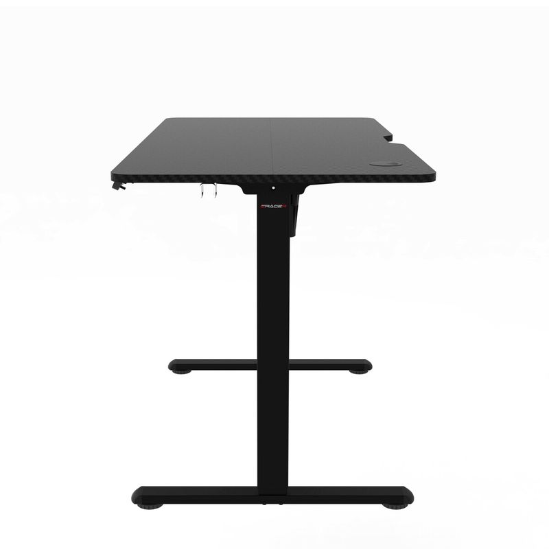 Ergonomický stôl s plynulou reguláciou výšky 120x60cm, melamín, carbon, LT-H2210 BK