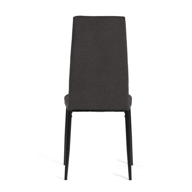 Jedálenská stolička, sivá látka, DCL-V5031 GREY2