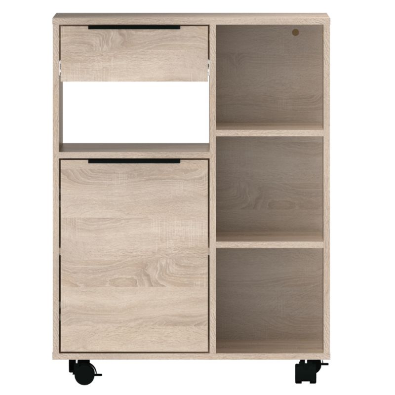 Jednodverový kredenc, 70cm, dub sonoma, LILIEN TYP 3