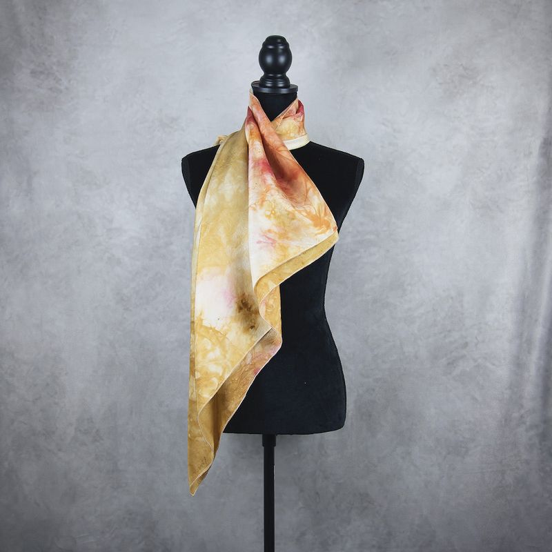 Hodvábna šatka VZOR_88, 85 x 90cm, Made in Slovakia