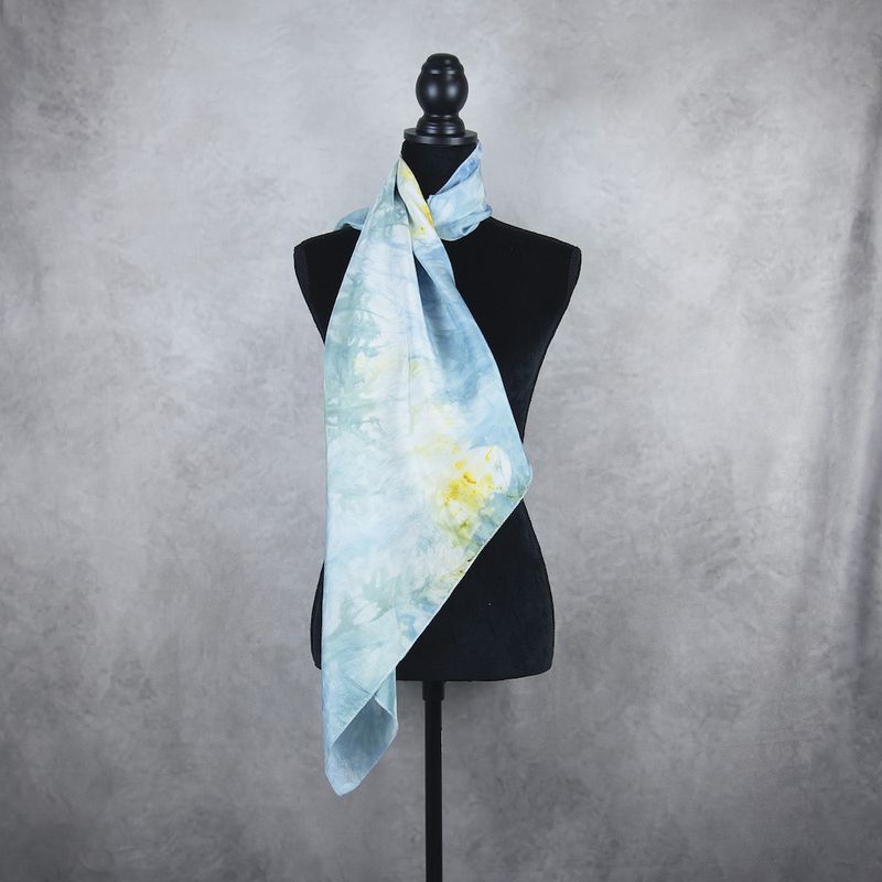 Hodvábna šatka VZOR_92, 85 x 90cm, Made in Slovakia