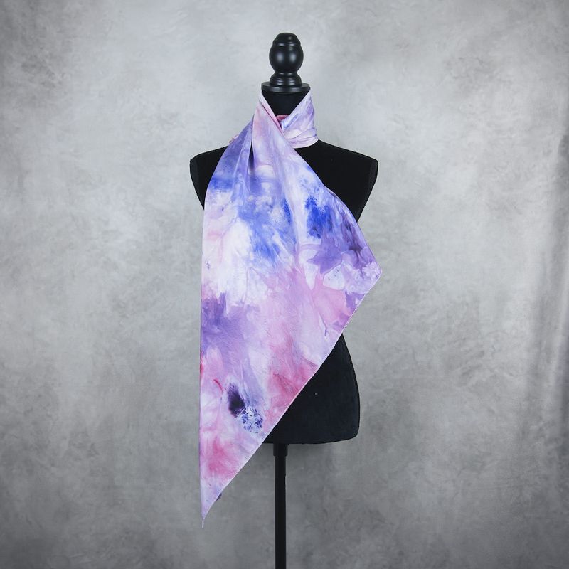 Hodvábna šatka VZOR_98, 80 x 90cm, Made in Slovakia