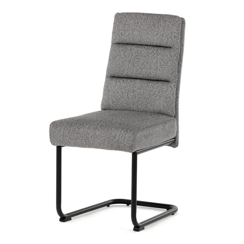 Jedálenský set so 4 stoličkami Antares, 180x90cm, sivý, dýha orech, ASE-1045 SIL2