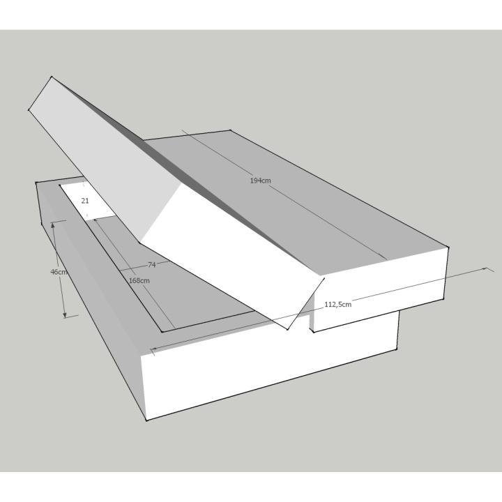 Pohovka, rozkladacia, látka tyrkysová, ALABAMA