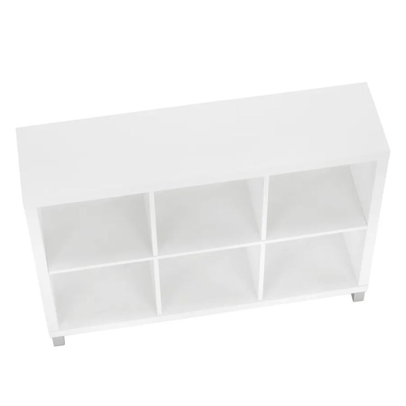 Regál, 111cm, biely, TOFI 4 NEW