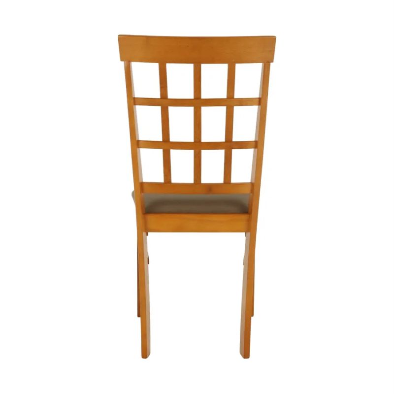 Stolička jedálenská, drevo čerešňa, látka béžová, GRID NEW