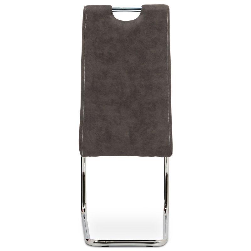 Jedálenská stolička, sivá, látka, HC-483 GREY3