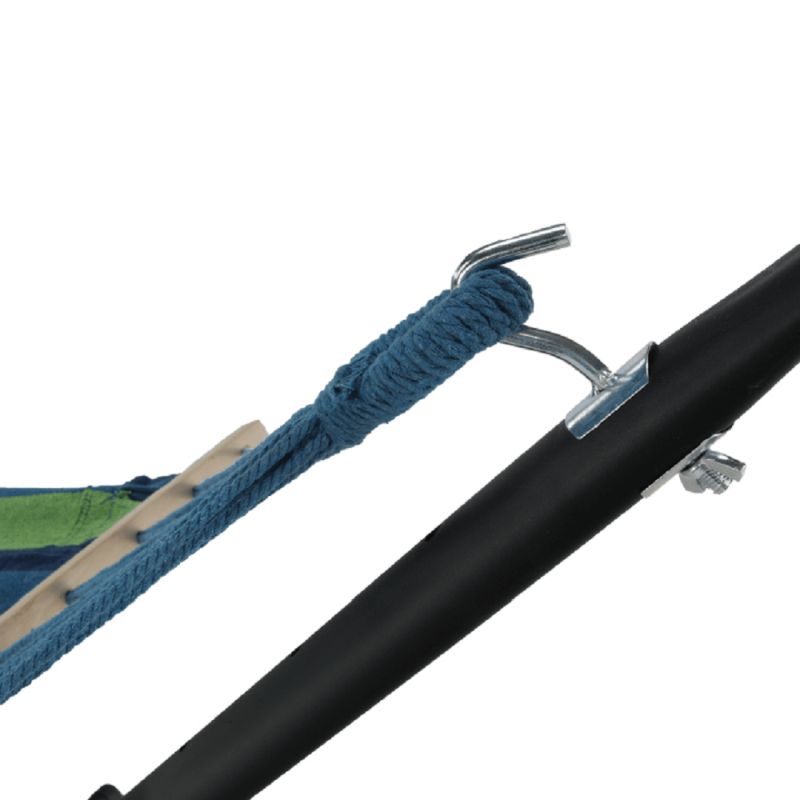 Hojdacia sieť, single, tyrkysová, modrá, zelená, látka, EVANA NEW 