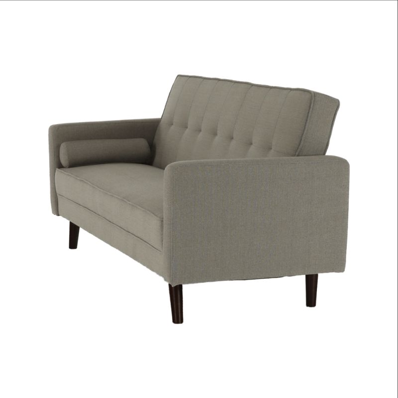 Rozkladacia pohovka, sivohnedá TAUPE látka, OTISA