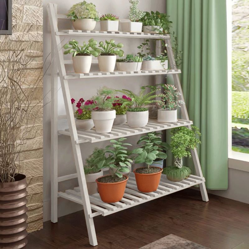 Regál, 70cm, bambus, biely, NEPEL TYP 2