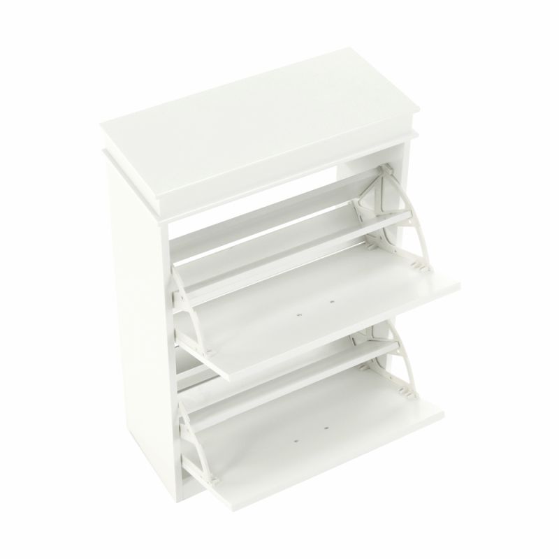 Botník, 54cm, 2-radový, biely, SEBER TYP 1