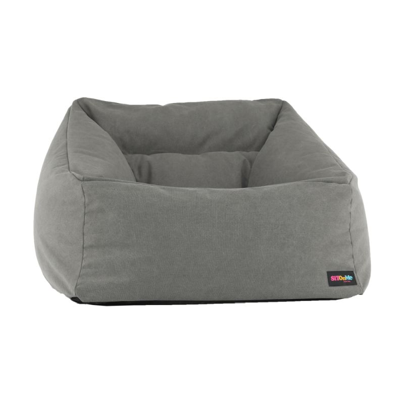 Sedací vak, 80cm, sivá látka, URASON