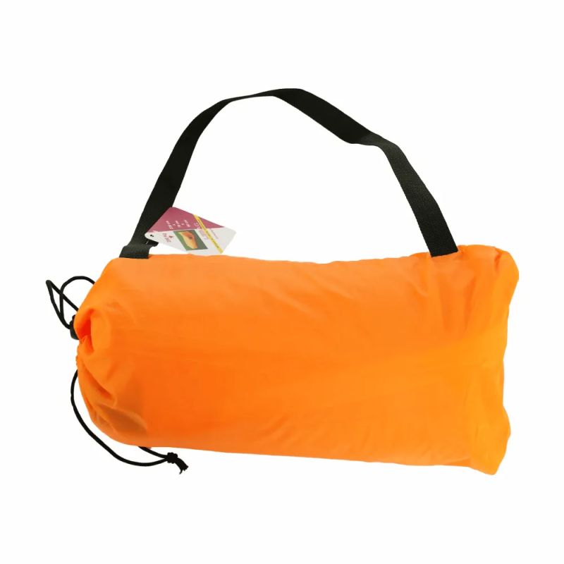 Nafukovací sedací vak, oranžový, LEBAG