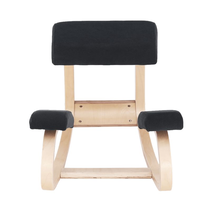 Balančná kľakačka, 50cm, čierna látka, prírodná, RENAR